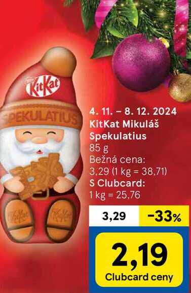 KitKat Mikuláš 85 g 