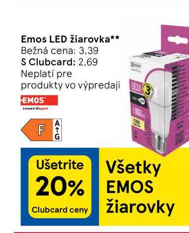 Emos LED žiarovka