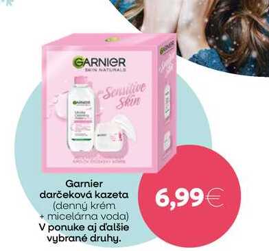 Garnier darčeková kazeta (denný krém + micelárna voda) 