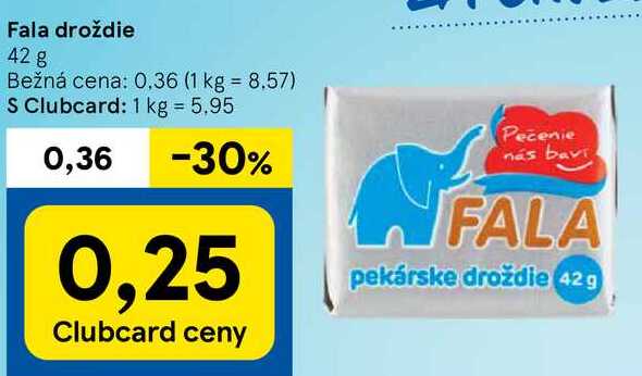 Fala droždie, 42 g