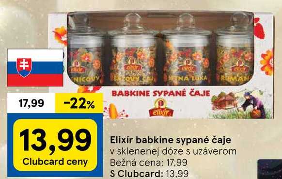 Elixír babkine sypané čaje