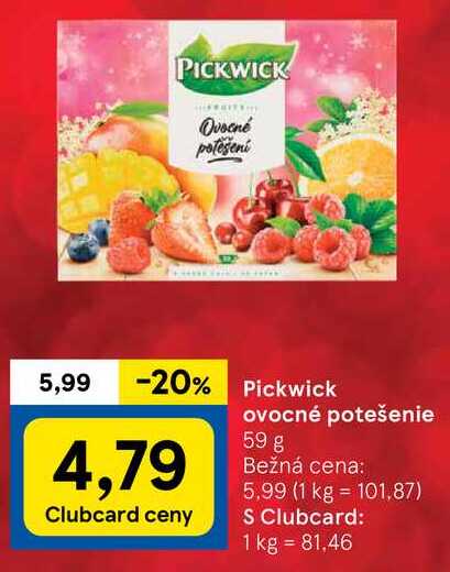 Pickwick ovocné potešenie, 59 g 