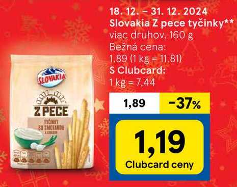 Slovakia Z pece tyčinky, 160 g