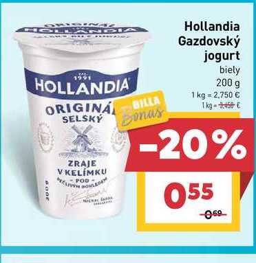 Hollandia Gazdovský jogurt 200 g 