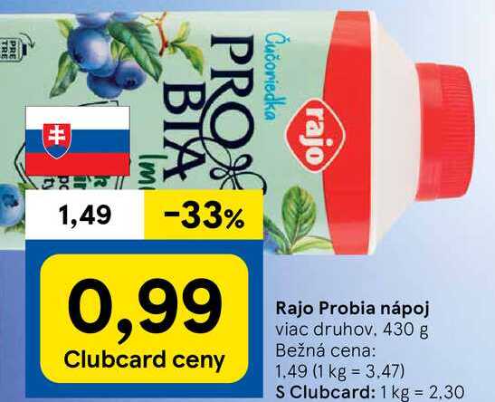 Rajo Probia nápoj, 430 g