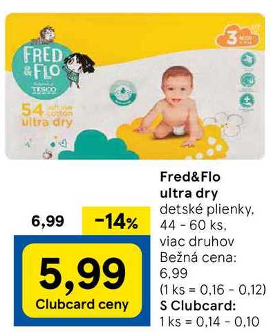 Fred&Flo ultra dry, 44 -60 ks