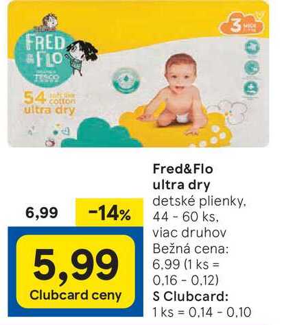 Fred&Flo ultra dry, 44 - 60 ks