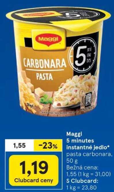 Maggi 5 minutes instantné jedlo, 50 g