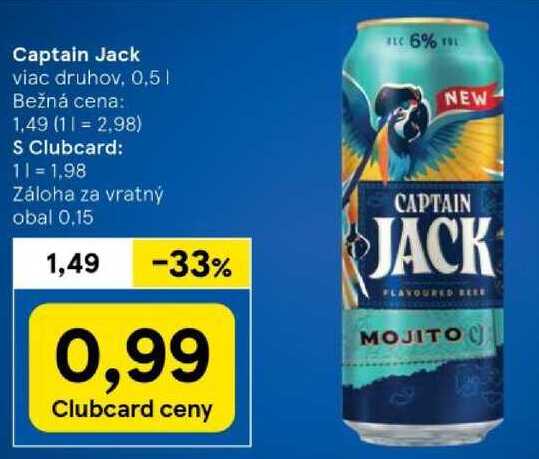 Captain Jack, 0,5 l