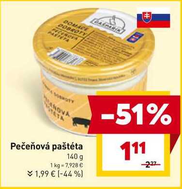 Pečeňová paštéta 140 g