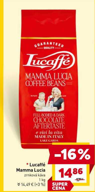 Lucaffé Mamma Lucia zrnková káva 1 kg