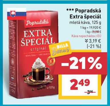 Popradská Extra špeciál 125 g 