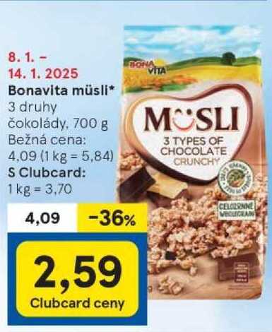 Bonavita müsli, 700 g