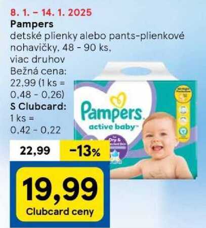 Pampers, 48 - 90 ks