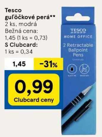 Tesco guľôčkové perá, 2 ks