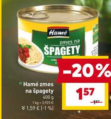 Hamé zmes na špagety 400 g 