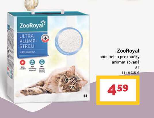 ZooRoyal podstielka pre mačky aromatizovaná 6l