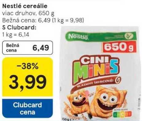 Nestlé cereálie, 650 g