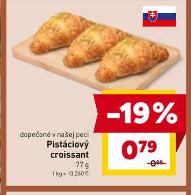 Pistáciový croissant 77 g