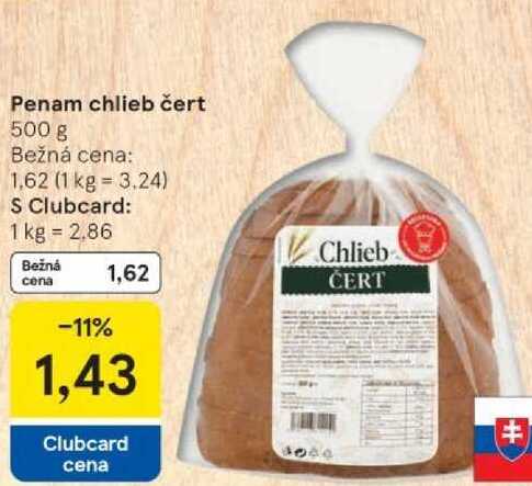 Penam chlieb čert, 500 g 