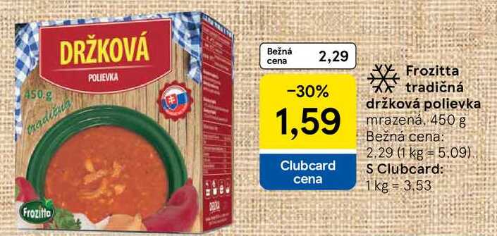 Frozitta tradičná držková polievka, 450 g