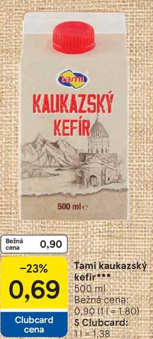 Tami kaukazský kefír, 500ml 