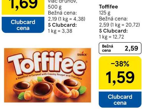 Toffifee, 125 g