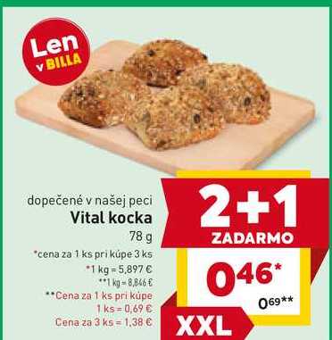 Vital kocka 78 g 