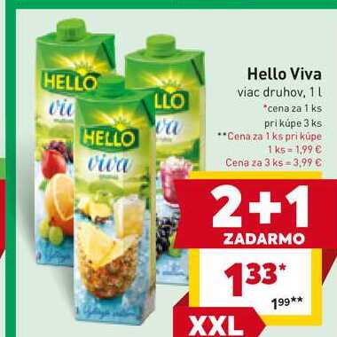 Hello Viva viac druhov, 1 l