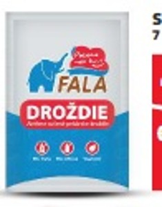 Fala sušené droždie