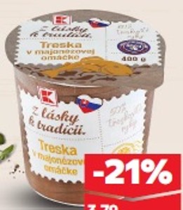 Z lásky k tradícii Treska v majonéze