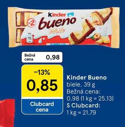Kinder Bueno, 39 g