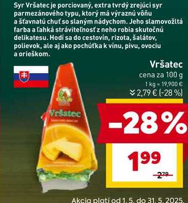 Vršatec cena za 100 g 