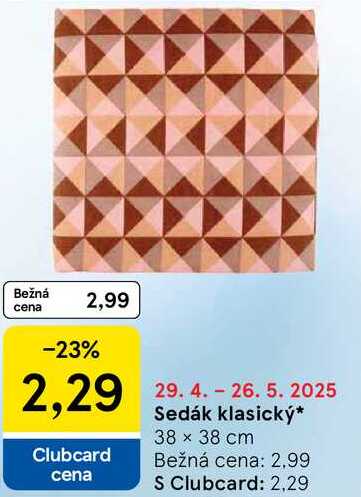Sedák klasický