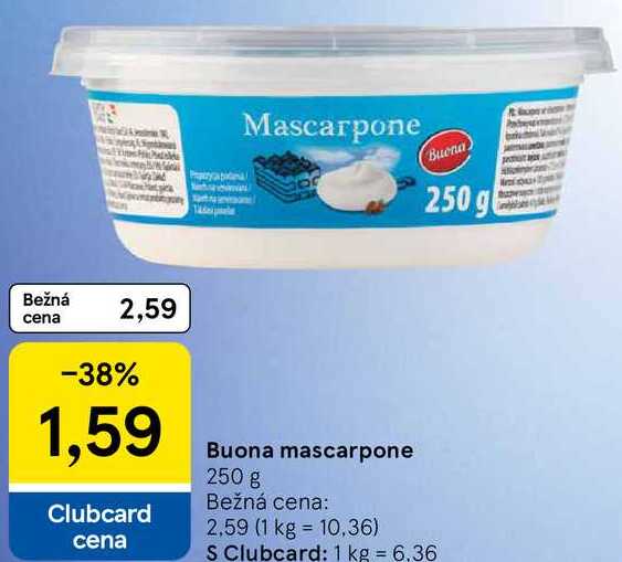 Buona mascarpone, 250 g 