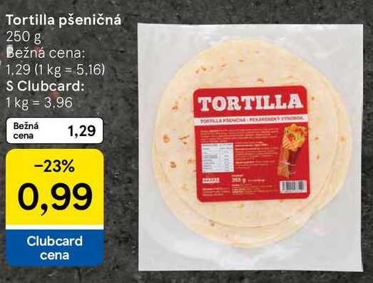 Tortilla pšeničná, 250 g