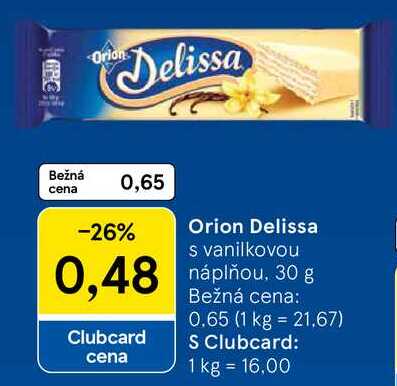 Orion Delissa, 30 g