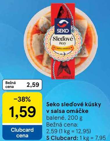 Seko sleďové kúsky v salsa omáčke, 200 g