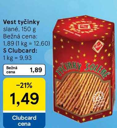 Vest tyčinky, 150 g