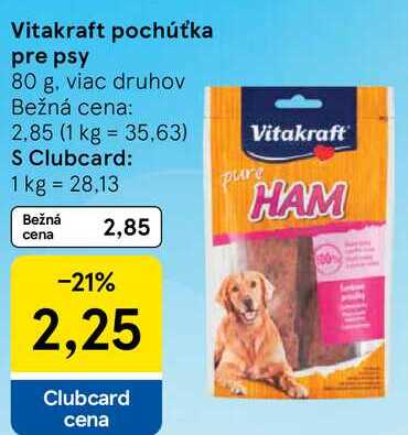 Vitakraft pochúťka pre psy, 80 g