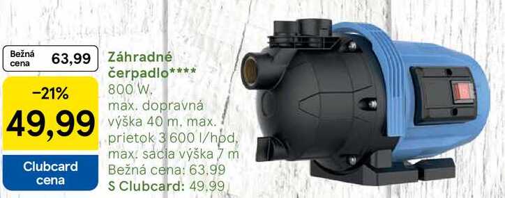 Záhradné čerpadlo