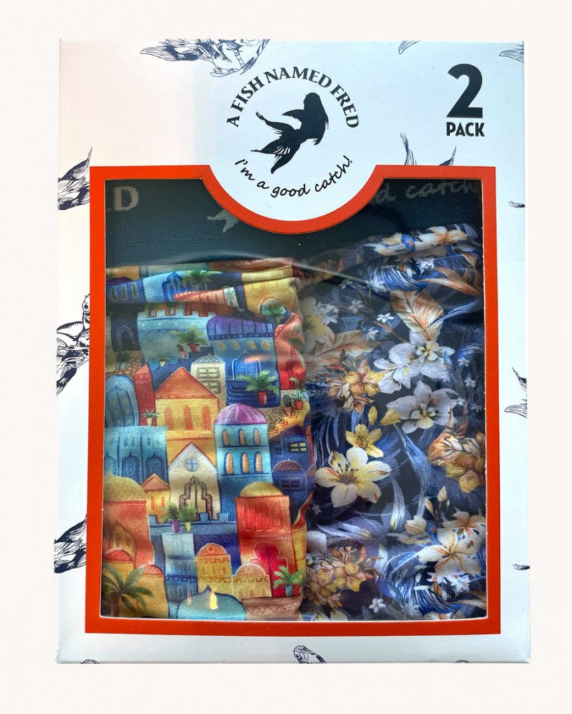 Boxerky A FISH NAMED FRED pánske DUO PACK 31.269 073