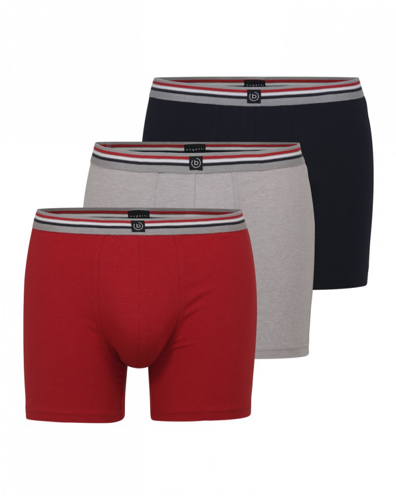 Boxerky BUGATTI  pánske 3 - PACK  50199  6061 PRAG 438