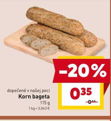 Korn bageta 115 g