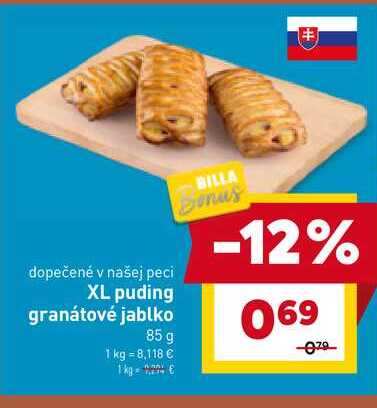 XL puding granátové jablko 85 g 