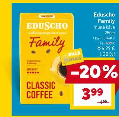 Eduscho Family mletá káva 250 g 