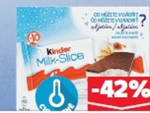 Kinder Mliečny rez Piškótové rezy