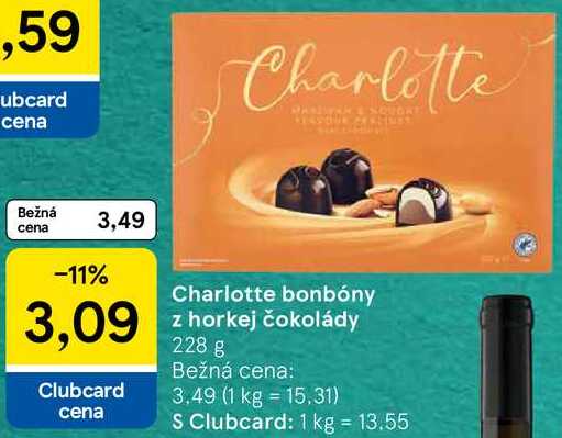 Charlotte bonbóny z horkej čokolády, 228 g