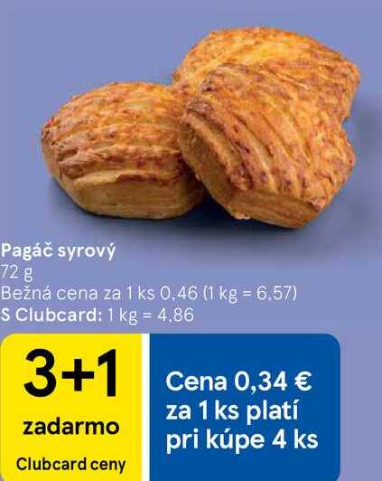 Pagáč syrový, 72 g