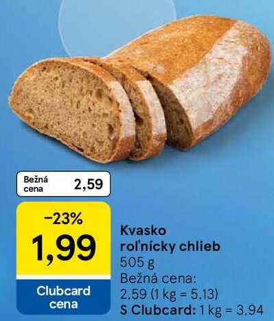 Kvasko roľnícky chlieb, 500 g